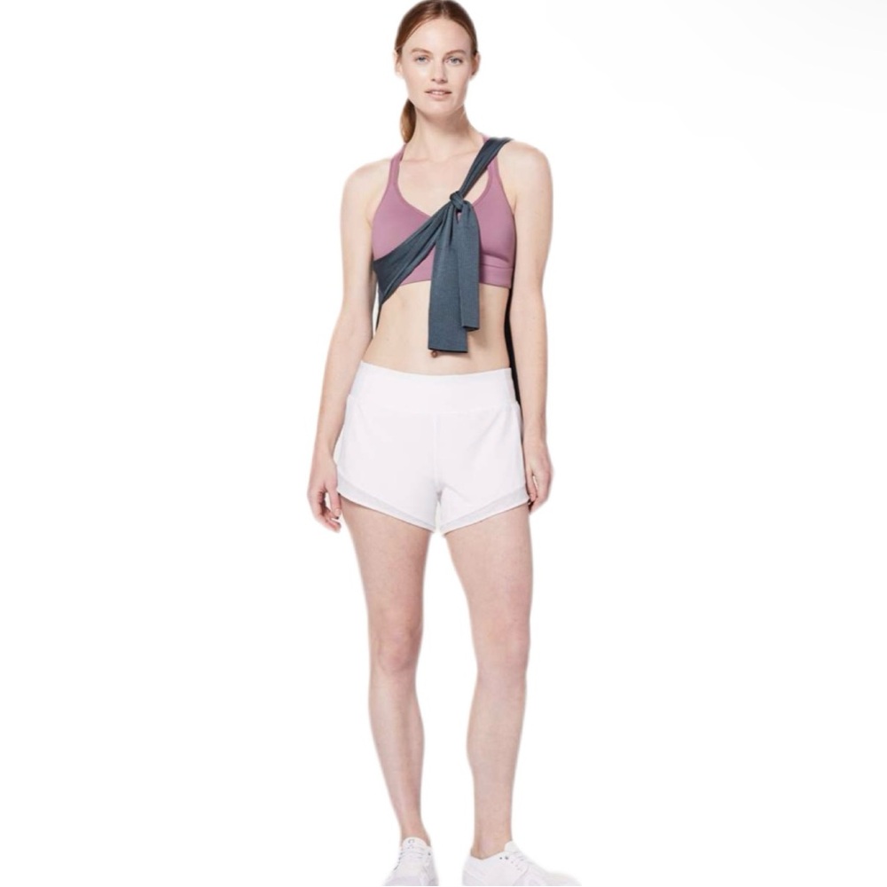 Lululemon White Shorts Size 10 3.5’ inseam ⭐️